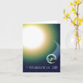 Kundenspezifische Bday Reisen um den Sun Karte (Gelbe Blume)