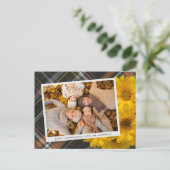 Kundenspezifische Begrüßung von Erntedank auf der Postkarte (Stehend Vorderseite)