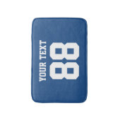 Kundenspezifische Beleg-Badmatte der Blausport Badematte (Vorderseite Vertikal)