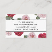 Kundenspezifische berufliche elegante visitenkarte (Rückseite)