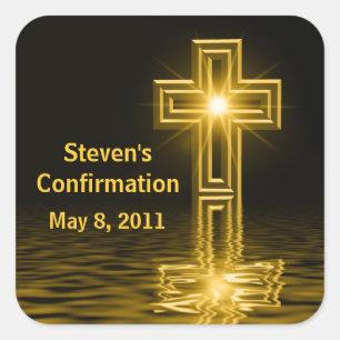 Kundenspezifische Bestätigungs-Aufkleber Quadratischer Aufkleber