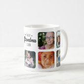 Kundenspezifische beste Großmutter addieren Kaffeetasse (VorderseiteRechts)
