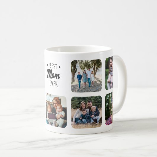 Kundenspezifische beste Mama addieren die Kaffeetasse (VorderseiteRechts)