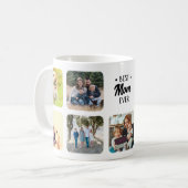 Kundenspezifische beste Mama addieren die Kaffeetasse (Vorderseite Links)