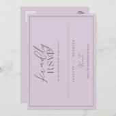 Kundenspezifische Bestellung Imani & Dakota UAWG E Einladung (Vorne/Hinten)