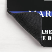 Kundenspezifische Bewertung von Thin Blue Line-Pol Mousepad (Ecke)