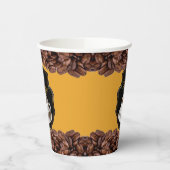 Kundenspezifische Bezeichnung Coffee Shops Papier  Pappbecher (Links)