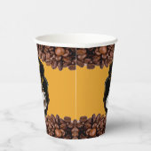Kundenspezifische Bezeichnung Coffee Shops Papier  Pappbecher (Rechts)