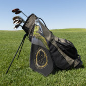 Kundenspezifische Bezeichnung des Golfklubs und Fo Golfhandtuch (Gras)