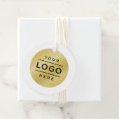 Kundenspezifische Bezeichnung und Logo der Firma Geschenkanhänger (Beispiel)