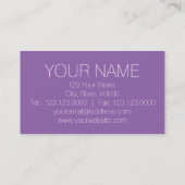 Kundenspezifische Bio Apple Fresh Fruit Business C Visitenkarte (Rückseite)