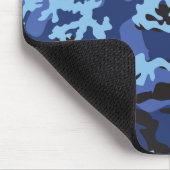 Kundenspezifische blaue Camouflage Mousepad (Ecke)