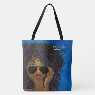 Kundenspezifische blaue tasche