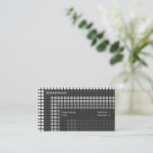 Kundenspezifische Blöcke Visitenkarte (Stehend Vorderseite)