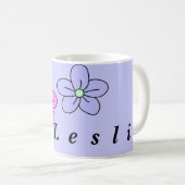 Kundenspezifische Blumen-Tassen Kaffeetasse (VorderseiteRechts)