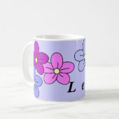 Kundenspezifische Blumen-Tassen Kaffeetasse (Vorderseite Links)