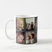 Kundenspezifische BlumenFototafel und -text Kaffeetasse (Links)