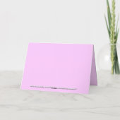 Kundenspezifische Bowling Grußkarten Postkarten (Rückseite)