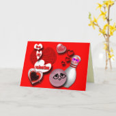 Kundenspezifische Bowling Grußkarten Postkarten (Gelbe Blume)