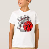 Kundenspezifische Bowlings-T - Shirtgeschenke T-Shirt (Vorderseite)