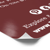 Kundenspezifische Brautparty-Haarstyling-Services Poster (Ecke)