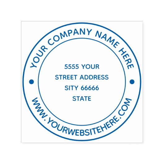 Kundenspezifische Briefmarke der Geschäftsadresse Permastempel (Design)