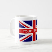 Kundenspezifische britische kaffeetasse (Vorderseite Links)