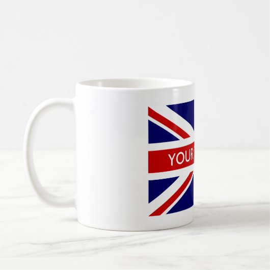Kundenspezifische britische kaffeetasse (Links)