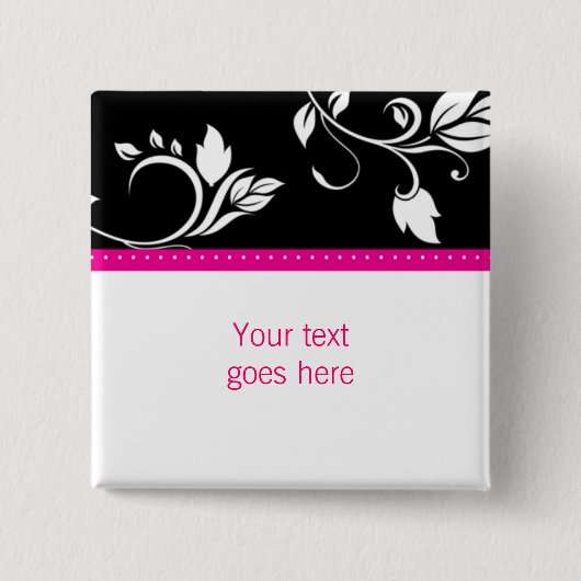 Kundenspezifische Brosche/Button mit 311 rosa Button (Vorderseite)