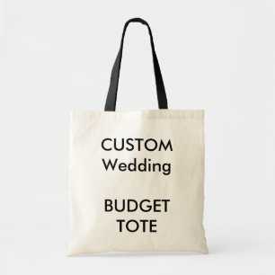 Kundenspezifische Budget-Taschen-Tasche (SCHWARZE Tragetasche