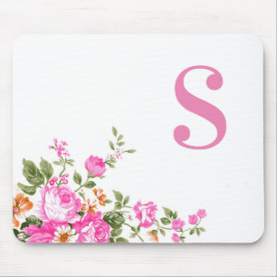 Kundenspezifische bunte Blumenmausunterlage mit Mousepad
