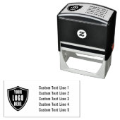 Kundenspezifische Business-5-Lines Permastempel (Beispiel)