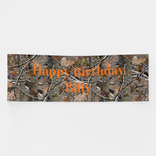 Kundenspezifische Camouflage Banner, BDay, Welcome Banner (Horizontal)