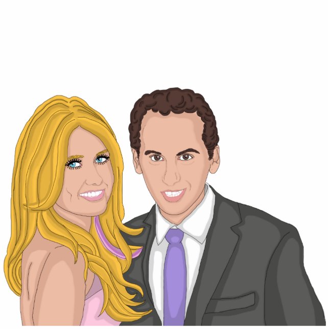 Kundenspezifische Cartoon-Bild-Foto-Skulptur Freistehende Fotoskulptur (Vorne)