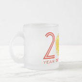 Kundenspezifische Chinesegoldpapercut Tasse des (Links)