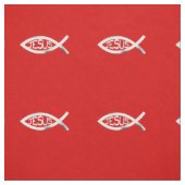 Kundenspezifische christliche Fische Jesuss Stoff (Muster)