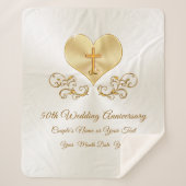 Kundenspezifische christliche sherpadecke (Vorderseite)