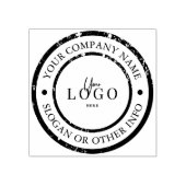 Kundenspezifische Circle Business Logo Gummistempel (Prägung)