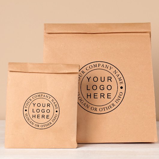 Kundenspezifische Circle Business Logo Gummistempel