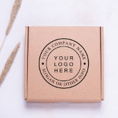 Kundenspezifische Circle Business Logo Gummistempel