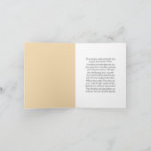 Kundenspezifische Condolence Message Card für Koll Dankeskarte (Innenseite)