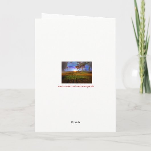 Kundenspezifische Cover-Gratulationen zur Verlobun Karte (Rückseite)