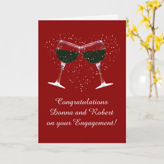 Kundenspezifische Cover-Gratulationen zur Verlobun Karte (Gelbe Blume)