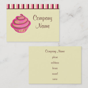 Kundenspezifische Cupcake Bakery Business Cards Visitenkarte