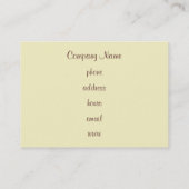 Kundenspezifische Cupcake Bakery Business Cards Visitenkarte (Rückseite)