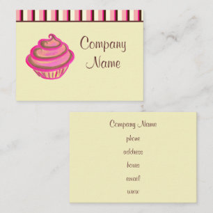 Kundenspezifische Cupcake Bakery Business Cards Visitenkarte