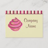 Kundenspezifische Cupcake Bakery Business Cards Visitenkarte (Vorderseite)