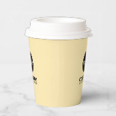 Kundenspezifische Cups mit Lids (Logo & Name & Slo Pappbecher (Rechts)