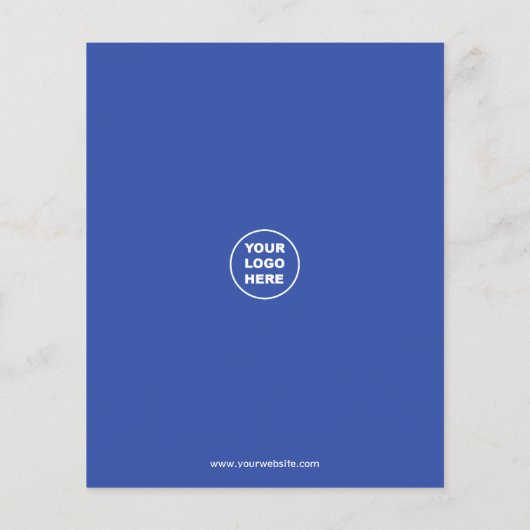 Kundenspezifische Dachdienste Flyer (Hinten)