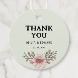 Kundenspezifische Dankbarkeit für Veranstaltungen Geschenkanhänger